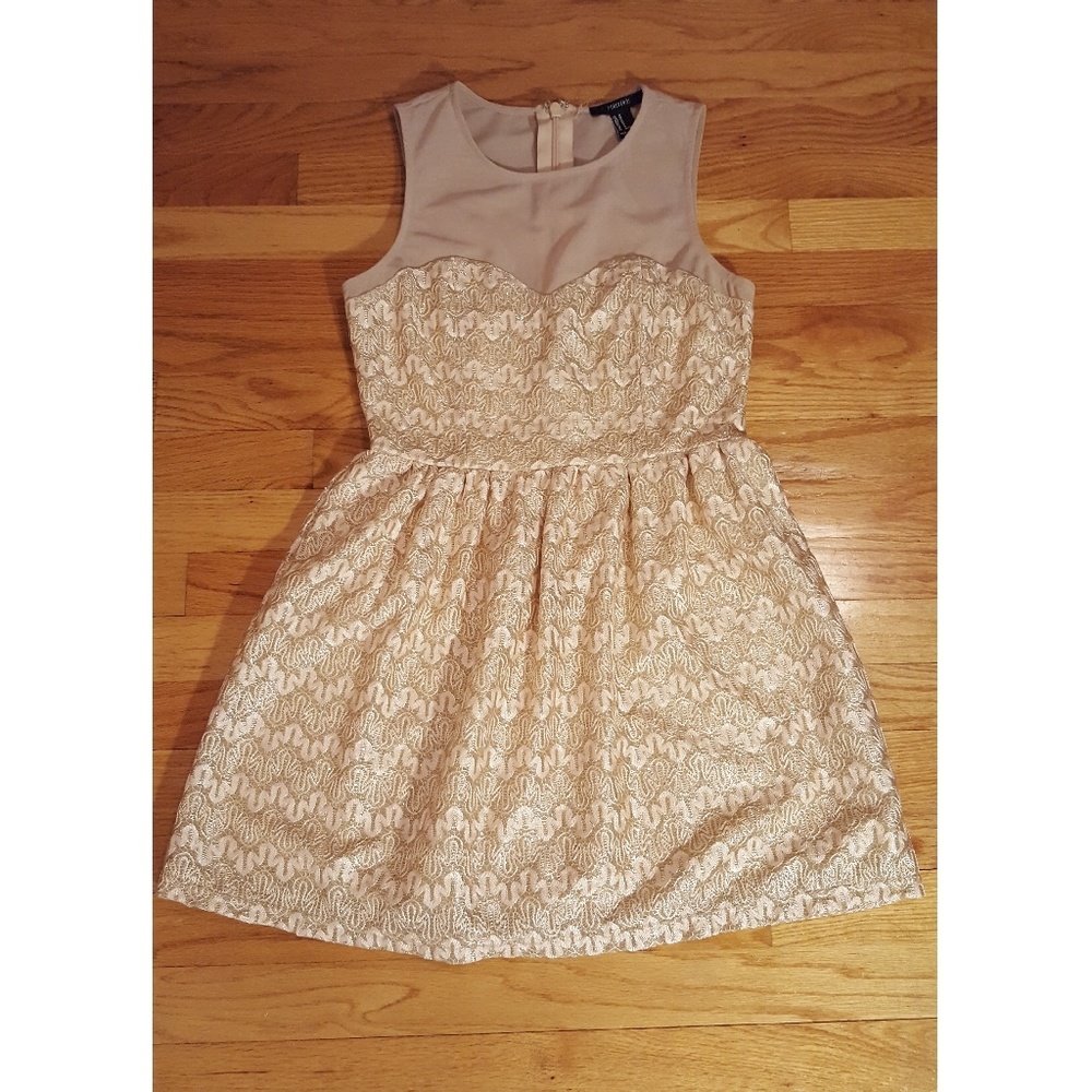 Gold dress